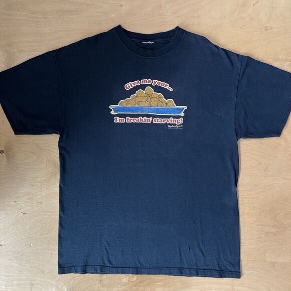 Vintage Napoleon Dynamite Shirt XL Navy Y2K Comedy Movie Promo Funny Pedro - Picture 2 of 8